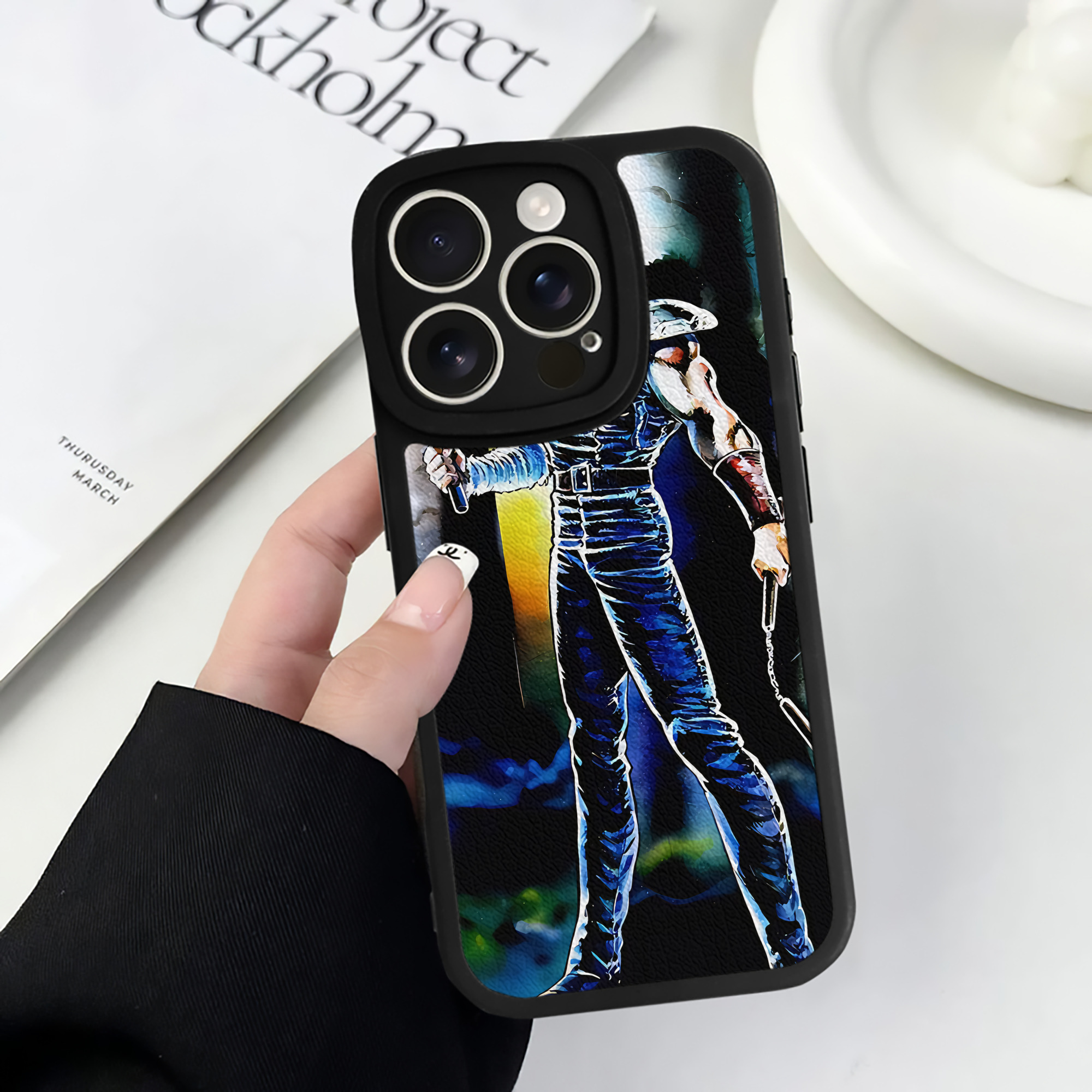 （画像用） 北斗の拳 Fist of the North Star 【iPhone 16シリーズ対応】シリコンスマホケース（レザー調） 材質：シリコン